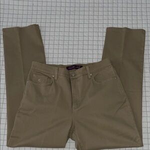 Gloria Vanderbilt Tan Trousers